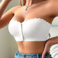 🔥Laatste dag ❤️Naadloze strapless bandeau-bh met voorsluiting