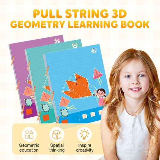 👶50% korting✨Trekkoord 3D Geometrie Leerboek