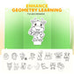 👶50% korting✨Trekkoord 3D Geometrie Leerboek