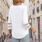 🌞Zomeruitverkoop 50% KORTING🔥Dames casual top met V-hals en 3/4 mouwen