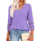 🌞Zomeruitverkoop 50% KORTING🔥Dames casual top met V-hals en 3/4 mouwen